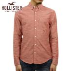 【ボーナスストア 誰でも+5% 8/22 0_00〜8/22 23_59】 ホリスター HOLLISTER 正規品 メンズ ボタンダウン スリムフィット 長袖シャツ Stretch Oxford Slim