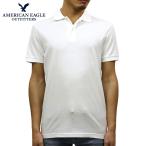 ショッピングアメリカンイーグル アメリカンイーグル AMERICAN EAGLE 正規品 メンズ ワンポイントロゴ 半袖ポロシャツ AE Logo Jersey Polo Shirt 1165-8851-100