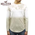 ホリスター ロンT メンズ 正規品 HOLLISTER 長袖Tシャツ クルーネックTシャツ タイダイＴシャツ Tie-Dye Curved Hem T-Shirt 324-368-0689-406