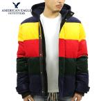 ショッピングアメリカンイーグル アメリカンイーグル ジャケット メンズ 正規品 AMERICAN EAGLE アウター パファージャケット AE Colorblock Corduroy Puffer Jacket 0108-1250-900