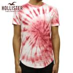 ショッピングホリスター ホリスター Tシャツ メンズ 正規品 HOLLISTER 半袖Tシャツ クルーネックTシャツ タイダイ染め Tie-Dye Curved Hem T-Shirt 324-368-0623-606