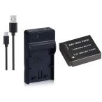 TKG』 【セット】DC120 USB型充電器+DMW-BLH7 対応互換バッテリーのセット