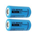 2 шт. комплект 16340 lithium ион перезаряжаемая батарея 3.7V,700mAh,1200 раз повторение зарядка * использование возможность, жидкость утечка предотвращение структура,LED свет, велосипед свет, лазерная указка для и т.п. 