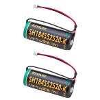 NinoLite SH184552520-K (SH184552520 пришедший на смену товар ) / CR17450E-N(3V) соответствует большая вместимость lithium батарейка 2 шт. комплект жилье огонь сигнал тревоги контейнер для замены батарейка,SHJ9025455 и т.п. соответствует аккумулятор 