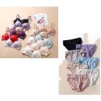 シルクブラジャー＆シルクショーツセット