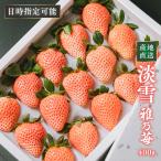 雅乃苺 淡雪400g入り/いちご/ギフト/贈答用/プレゼント/母の日/送料無料/産地直送/