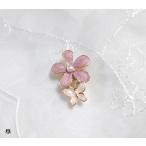 [.] три минут шнур специальный! розовый маленький цветок . бабочка книга@ жемчуг obidome 