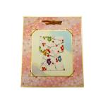  Mini карточка для автографов, стихов, пожеланий карточка для автографов, стихов, пожеланий ручная работа ручная работа японский стиль натуральный шелк .. ось . земля производство - gire порез .. автор дешево рисовое поле произведение белый земля слива. цветок No.6