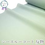 すごい値! シースルーコート 反物 未使用 正絹 透け感 春 夏 秋 スリーシーズン 羽織 西陣 すかし織 未仕立て 新古品 みやがわ nem00135