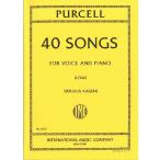 声楽楽譜 40の歌曲(低声用）/40 Songs