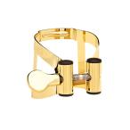 Vandoren バンドレン M/O エムオー B♭クラリネット リガチャー 24K 金メッキ LC51GP プラスティックキャップ付