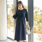ワンピース きれいめ おしゃれ 春夏 ミセス シニア ファッション 40代 50代 60代 70代 異素材切替えワンピース