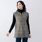 チュニック 大人可愛い おしゃれ 秋冬 40代 50代 60代 70代 ミセス シニア ファッション 表面 起毛 キーネック リラックス チュニック