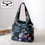 ショッピングサボイ トートバッグ かばん レディース おしゃれ 50代 60代 70代 80代 ミセス シニア サボイ プレミアムロゴフラワープリント2本手トート SAVOY