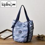 トートバッグ レディース おしゃれ ミセス シニア ファッション 50代 60代 70代 80代 キプリング ボーダートート BALLOON kipling