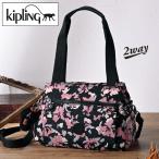 ショッピングキプリング トートバッグ レディース おしゃれ ミセス シニア ファッション 50代 60代 70代 80代 キプリング フラワー柄 2WAYトートバッグ SEDONA kipling