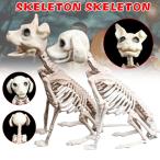 ハロウィーン ホラー デコレーション用の猫と犬 スケルトン オーナメント パーティー プラスチック 動物 骨