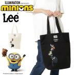 Lee リー トートバッグ 手提げバッグ ミニオンズ minions グッズ 320-30041 メンズ レディース 男子 女子 かわいい コットン ブラック ホワイト