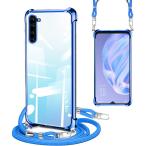 PAILAIMEN OPPO Reno3 A ケース クリア ショルダーストラップ Reno3a スマホケース 耐衝撃 オッポ リノ3A ケース サムスン 肩掛け 斜めかけ 縄掛けケ