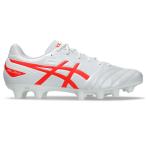 アシックス　サッカー　スパイク　ＤＳ　ＬＩＧＨＴ　ＣＬＵＢ　1103A097　104　ＷＨＩＴＥ／ＦＬＡＳＨ　ＲＥＤ