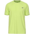  New balance наземный * бег футболка футболка Sport Essentials Ran Short рукав футболка MT41222 AFG мужской 