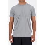  New balance наземный * бег футболка футболка Sport Essentials Ran Short рукав футболка MT41222 YST потертость -