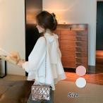 ふんわりバックリボンシフォンブラウ...