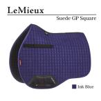 LeMieux　Suede GP Square 乗馬ゼッケン　障害・総合用　サドルパッド　インクブルー　馬術 乗馬用品　馬具　馬　障害　GP