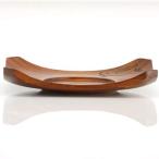 天然木製 ４寸 茶托 うさぎ彫 漆塗