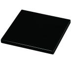 紀州塗り 花台 正角板 6号 黒/朱 リバーシブル敷板 両面塗り 和風 和室 おしゃれ 木目 インテリア 日本製 国産