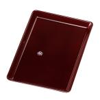 切手盆 祝儀盆 日本製 お盆 トレー 和 24cm PC 溜 明月（本貝使用） 国産 おぼん とれい 小さい 慶弔 名入れ 家紋 香典盆 結納盆 お祝