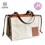 ショッピングキャンバス LOEWE ロエベ トートバッグ クッショントート キャンバス カーフ LOEWE CUSHION TOTE BAG バッグ レディース 送料無料 2024 ギフト 新作 新品 バッグ