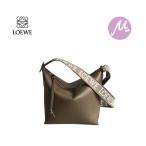 ショッピングLOEWE 大人気 LOEWE ロエベ loewe キュービィ クロスボディバッグ スモール（サプルスムースカーフ&ジャカード） ブランド  バッグ 2023新作