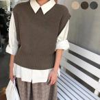 ニット ベスト レディース セーター ノースリーブ