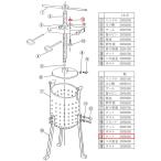 （部品販売）EBM 鉄 ギョーザ絞り器用 13 ナット（メネジ止め）