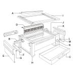 （部品販売）EBM 遠赤串焼器用部品 全サイズ共通 新型つまみ