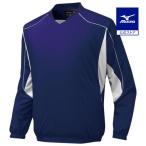  бейсбол Mizuno официальный V шея жакет Junior пастель темно-синий белый MIZUNO тренировка тренировка надеты бейсбол одежда ребенок ребенок ... Kids 12JE5V43