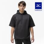  Mizuno официальный RELEASE POINT короткий рукав тренировочный f-ti черный унисекс 
