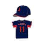 ミズノ公式 侍ジャパン 選手ピンバッチ 