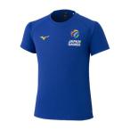  Mizuno официальный JAPAN GAMES футболка голубой унисекс 