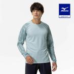  Mizuno официальный Quick dry футболка длинный рукав citrus зеленый мужской клиренс 