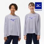  Mizuno официальный антибактериальный дезодорация /. грязный GACHI футболка длинный рукав лёд Ran Dick серый Junior 
