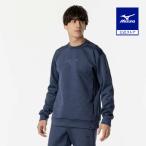  Mizuno официальный стрейч тренировочный Crew унисекс страница ento голубой . клиренс 