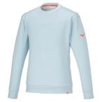  Mizuno официальный стрейч тренировочный Crew унисекс baby голубой . клиренс 