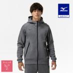 ミズノ公式 ストレッチスウェットフーディ ユニセックス グレー杢