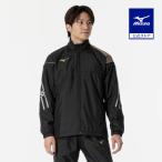 ミズノ公式  発熱素材 MCライン ブレスサーモ裏地ウォーマージャケット ユニセックス ブラック×ゴールド クリアランス