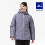 ショッピングミズノ ミズノ公式 保温素材/吸湿発熱 テックフィルブレスサーモコート グラナイトグレー レディース