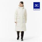 ミズノ公式 保温素材/吸湿発熱 テックフィルブレスサーモロングコート アイボリー レディース
