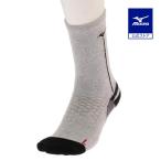  Mizuno официальный повышение температуры материалы breath Thermo Vaio механизм арка гамак свет средний длина мужской серый .