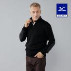  Mizuno официальный Golf одежда MIZUNO половина Zip выше свитер черный мужской 
